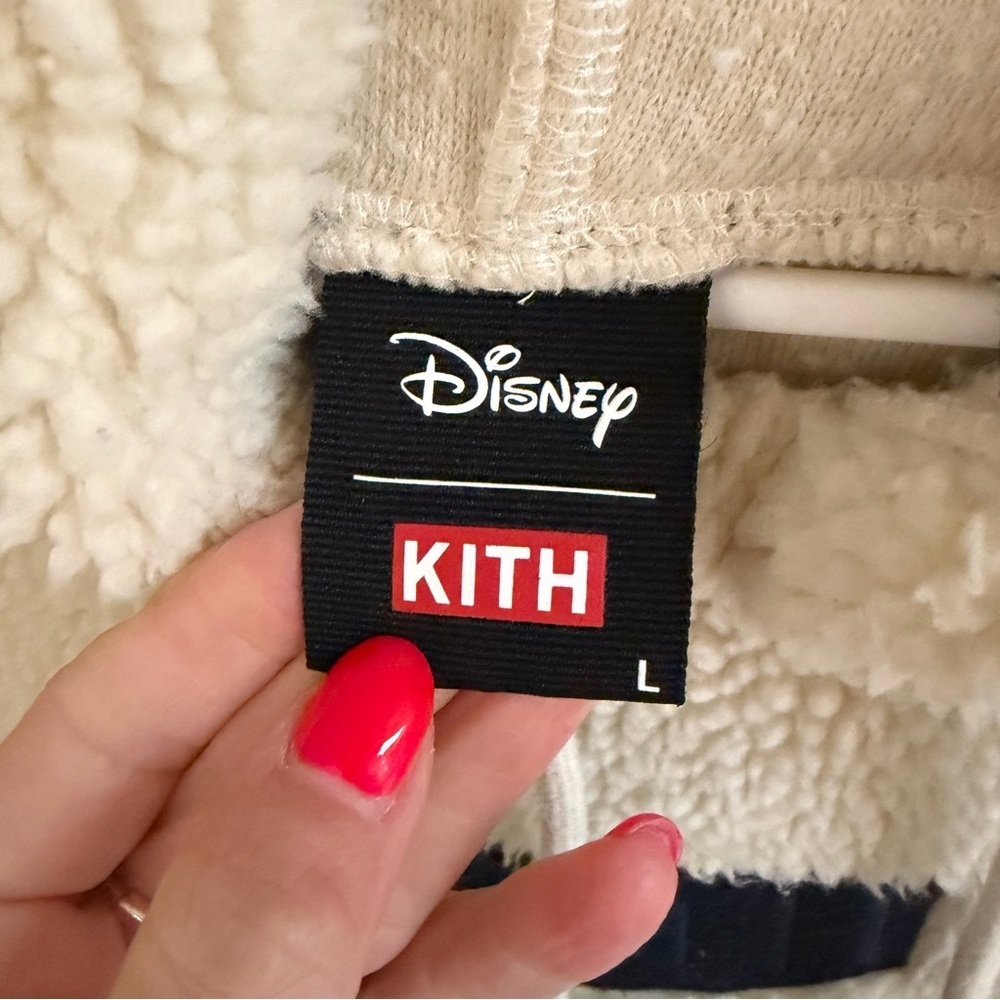 Cozy Cream Sherpa Hoodie KITH - Picture 7 of 8
